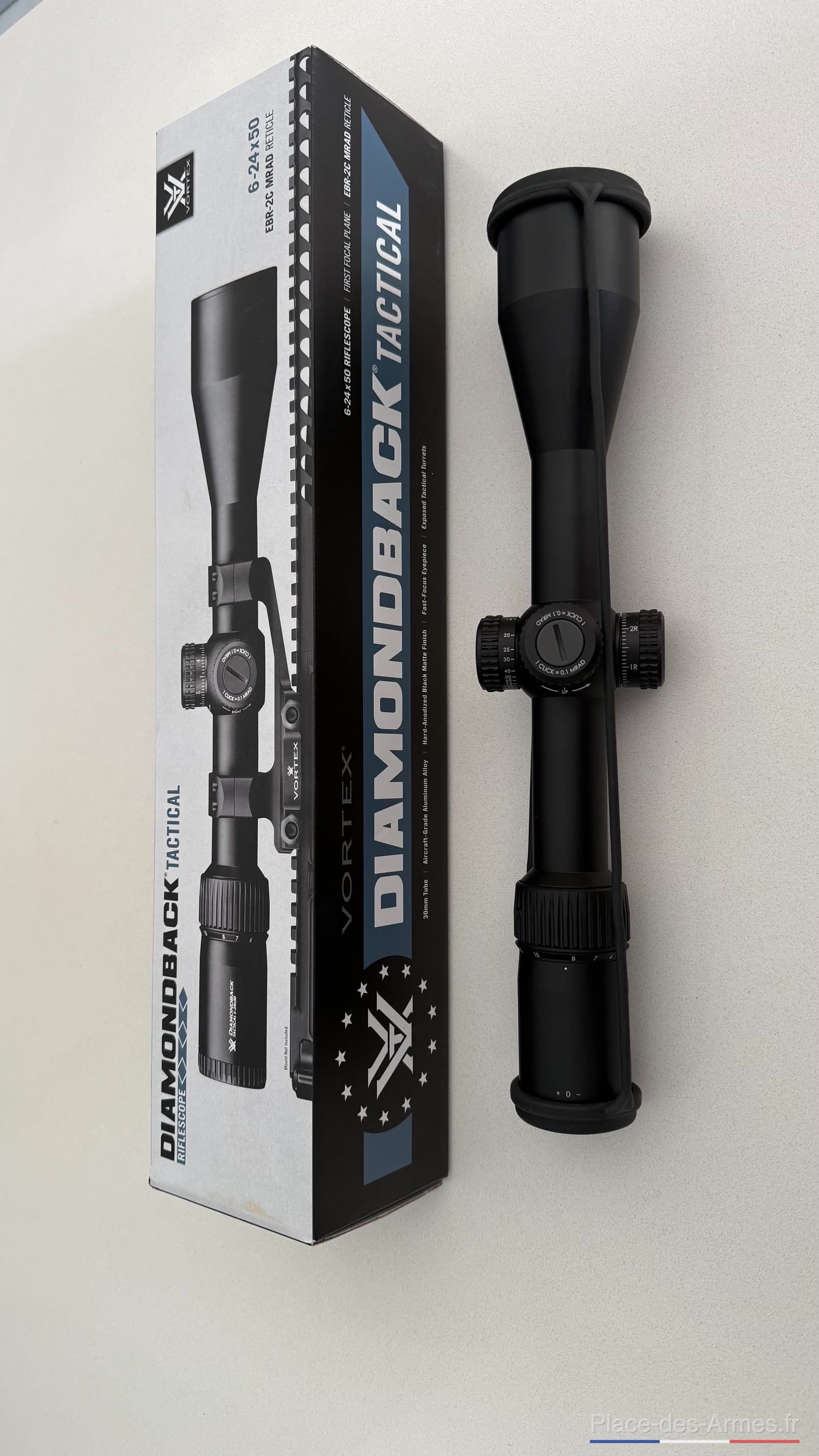 Lunette Vortex Diamondback Tactical 6-24x50 - EBR-2C FFP (Mrad)