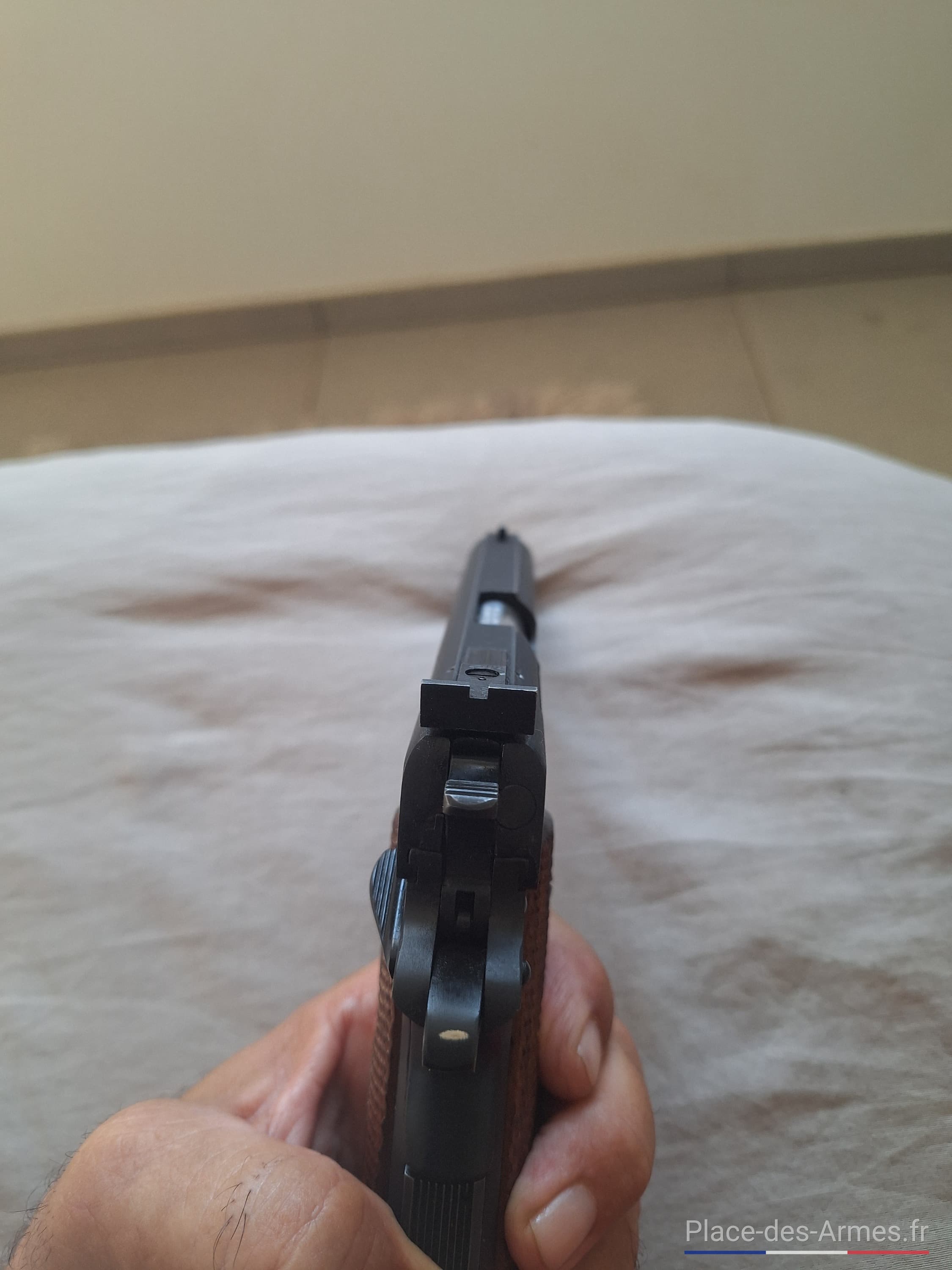Colt 1911 gold cup national match serie 70 finition blued — photo 3