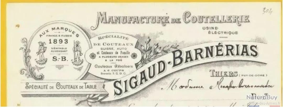 Révolver/couteau Sigaud et Barnerias  — photo 3